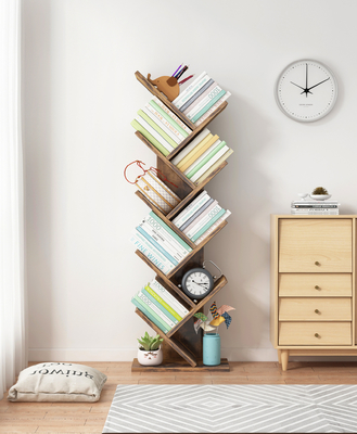 De houten Comité van de het Boekenrekplank van de Boomvorm Woonkamer Funiture
