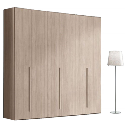 Contemperary 4 de Kastgarderobe van Deuren Houten Kleren voor Slaapkameropslag