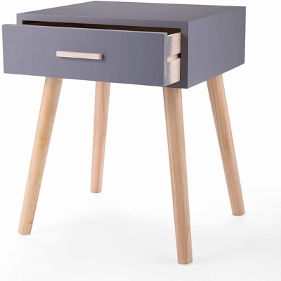 Ruimte de Lijsten Compacte Grootte van het Besparings Skandinavische Nightstands Geassembleerde Bed