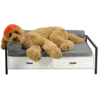 Slaap van Sofa Raised Dog Bed Wood van de Eco de Vriendschappelijke Houten Hond