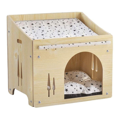 Aangepast Houten Cat Shelter Room Timber Dog-Huis
