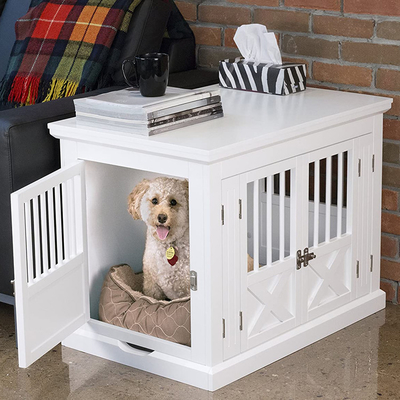 OEM MDF het Houten Krat Cat Bed Dog Kennel van het Huisdierenhuis