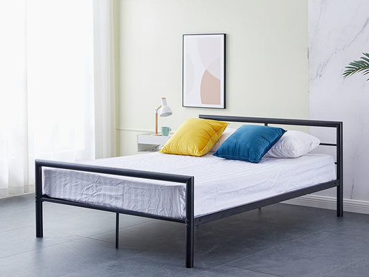 Aangepaste de Stapelbeddenbedden van het Zolderijzer Koningin Size Metal Bed Furniture
