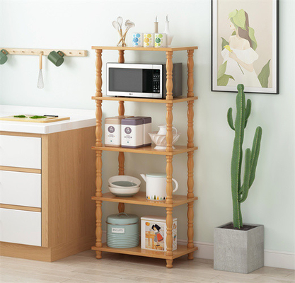 MDF de Houten Microgolf Oven Rack Furniture Saving Space 5 van Keukenbakkers Rij