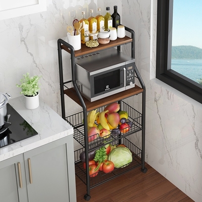 Houten van de de Karopslag van de 4 Rij Moderne Keuken van BSCI het Karretjekeuken op Wielen