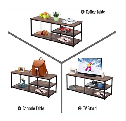 De Media van de Organisatorshelf industrial metal van Eco Vriendschappelijke 55inch TV Console