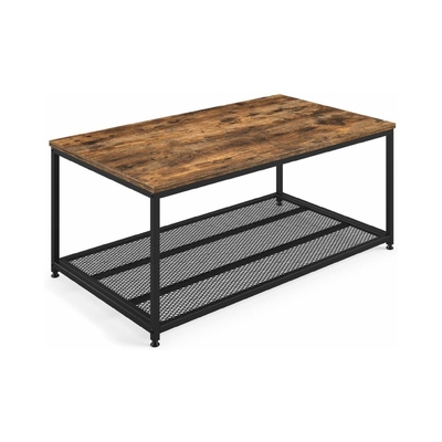 Industriële Hout en Metaalkoffietafel het Nestelen Accentlijsten