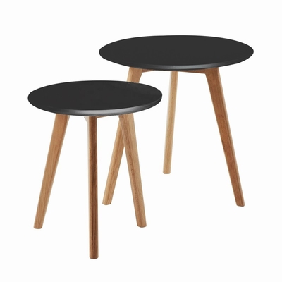 Stevig Eiken Hout om de Koffietafelreeks 2 van Scandinavië met MDF Bovenkant