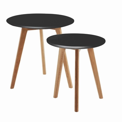 Stevig Eiken Hout om de Koffietafelreeks 2 van Scandinavië met MDF Bovenkant