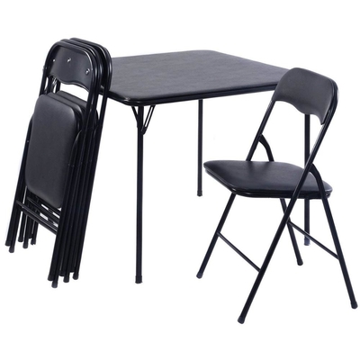 OEM zwarte van de Brugeettafel en Stoel Reeks van 4