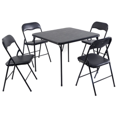 OEM zwarte van de Brugeettafel en Stoel Reeks van 4