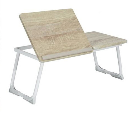 Draagbaar Houten Laptop Bed Tray Desk Adjustable Laptop Table voor Bed