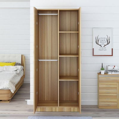 Garderobe van het Edelhoutarmoire van de Eco de Vriendschappelijke Moderne Garderobe voor Studentenflat