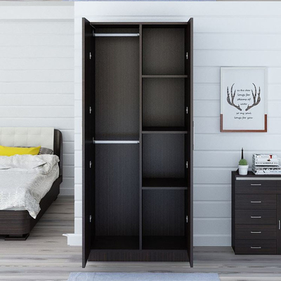 Garderobe van het Edelhoutarmoire van de Eco de Vriendschappelijke Moderne Garderobe voor Studentenflat