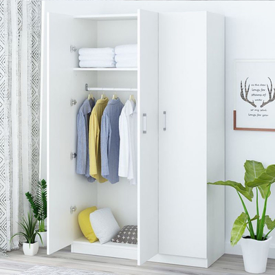 Garderobe van het Edelhoutarmoire van de Eco de Vriendschappelijke Moderne Garderobe voor Studentenflat