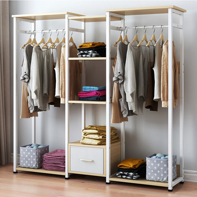 Modern van de het Rekkast van de Slaapkamer Houten Kleding Hangend het Rekmeubilair voor Huis