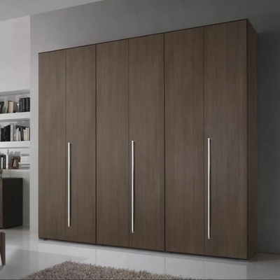 Contemperary 4 de Kastgarderobe van Deuren Houten Kleren voor Slaapkameropslag