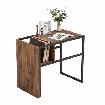 C vormde Omkeerbare van het de Sparhout van het Metaalkader het Bedlijst Nightstand met Plank