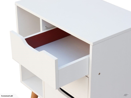 Slaapkamer MDF van 28 Duimnightstand het Houten Meubilair van het Bedkabinet