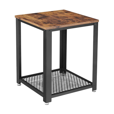 Oem het Kleine Bruine Industriële Hout en het Metaal van Stijlnightstand