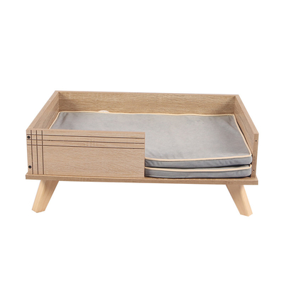Bed van het douane het Binnen Grote Houten Huisdier voor Cat Dog