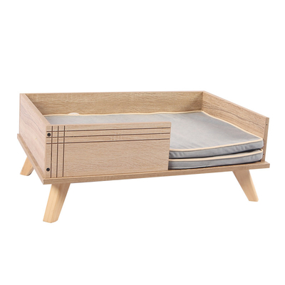Bed van het douane het Binnen Grote Houten Huisdier voor Cat Dog