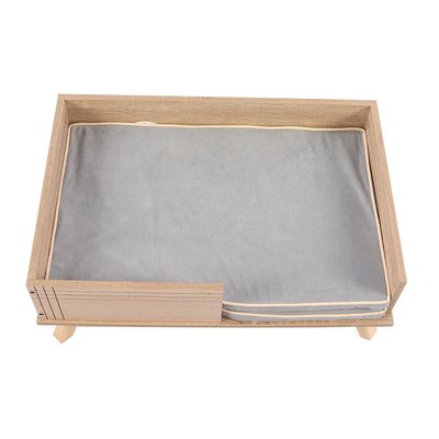 Bed van het douane het Binnen Grote Houten Huisdier voor Cat Dog