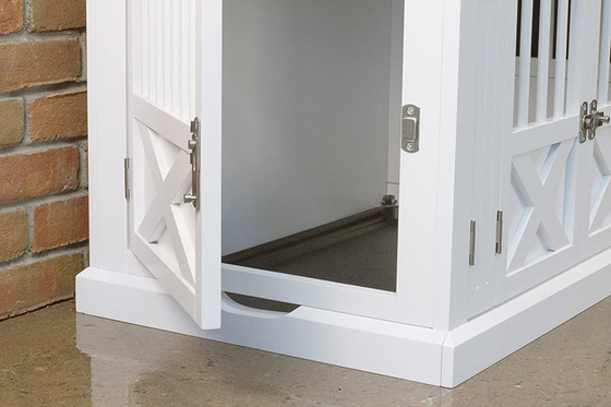 OEM MDF het Houten Krat Cat Bed Dog Kennel van het Huisdierenhuis