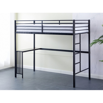 Aangepaste de Stapelbeddenbedden van het Zolderijzer Koningin Size Metal Bed Furniture